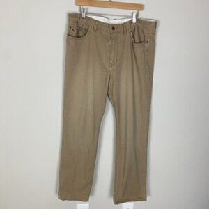 Polo by Ralph Lauren Tan Denim Jeans Straight Leg Mens 40x32 Khaki